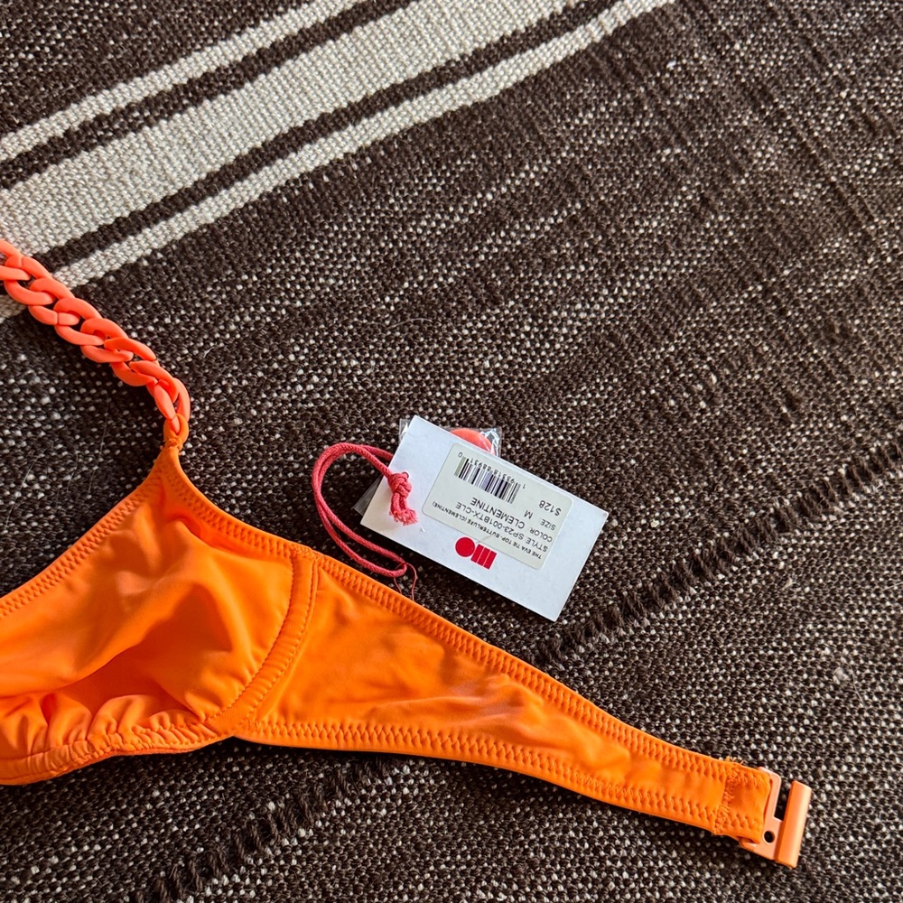 SOLID & STRIPED Orange Bikini with Braided Details - Picture 7 of 7